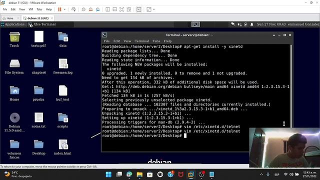 6.1 Experiment 17-3 seguridad en Debian 11 смотреть онлайн