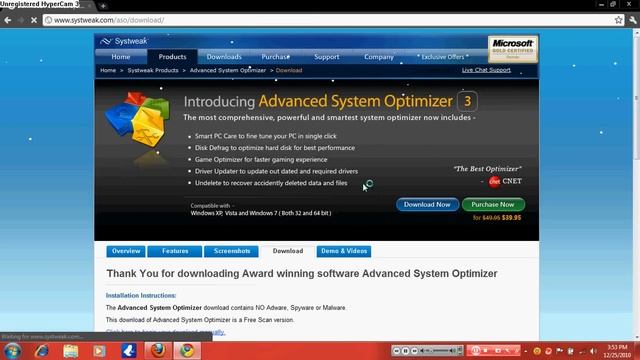 Advanced System Optimizer 3 For Free!!!!!!!!! смотреть онлайн