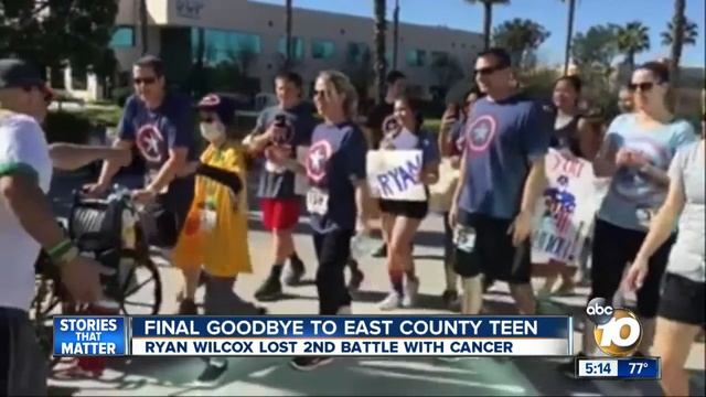 Grossmont High student who lost life to cancer honored in El Cajon смотреть онлайн