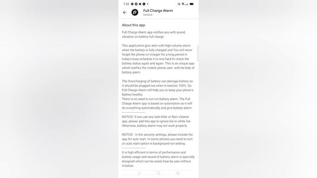 Android App to Get alarm | Full Charge Alarm смотреть онлайн