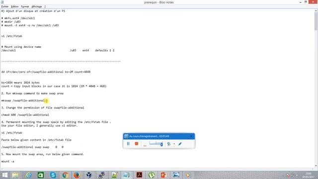 Augmenter la taille du swap sur Centos 7 смотреть онлайн