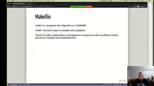 C++ Read File, Write File, Sort Vector, Makefile Overview смотреть онлайн