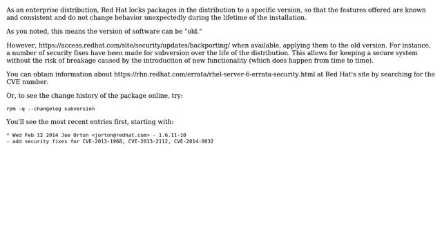 DevOps & SysAdmins: Do old package versions in CentOS mean that they do not have security fixes? смотреть онлайн