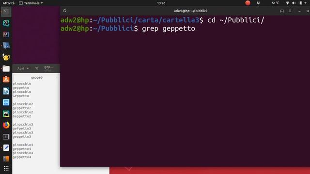 Linux cercare dentro i files: grep r ricerca ricorsiva subfloders смотреть онлайн