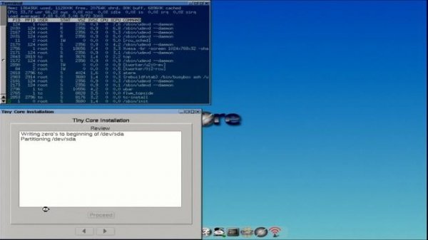 Tiny Core Linux install on Pentium 100Mhz | Real Time Full