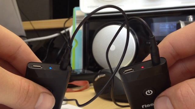 Pairing the Fission Bluetooth audio receiver and transmitter смотреть онлайн