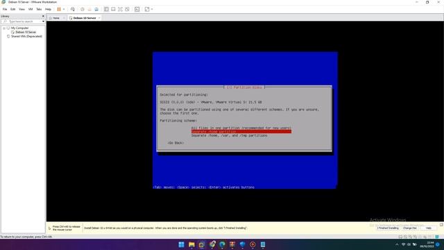 1 install debian server 10 on vmware смотреть онлайн