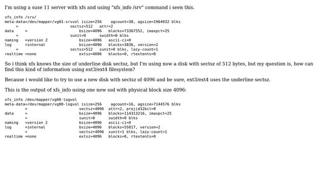 DevOps & SysAdmins: ext3/ext4 physical block size view (3 Solutions!!) смотреть онлайн