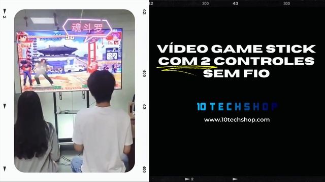 Vídeo Game Stick com 2 Controles Sem Fio смотреть онлайн
