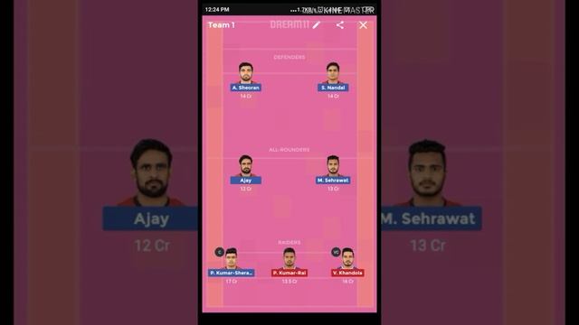 BLR Vs HAR Dream 11 Team