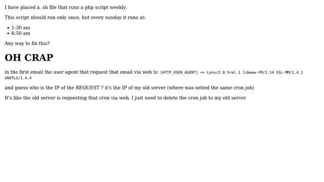 DevOps & SysAdmins: Weekly cron executing 2 times: (2 Solutions!!) смотреть онлайн