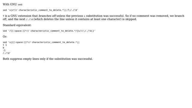 Unix & Linux: Removing c-style comments with sed (5 Solutions!!) смотреть онлайн