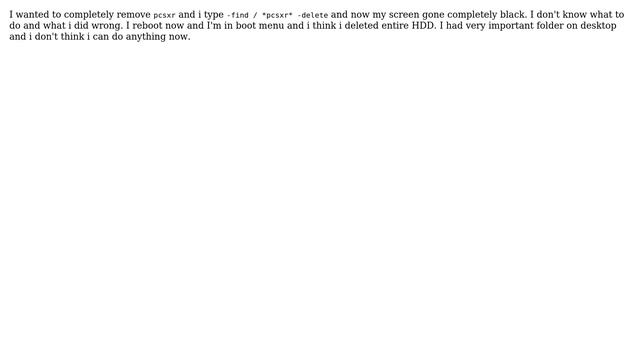Unix & Linux: Black screen after i ran command смотреть онлайн