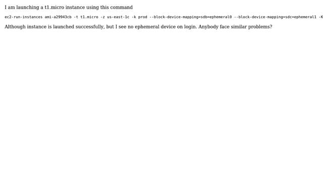 DevOps & SysAdmins: AWS No ephemeral device on t1.micro ubuntu смотреть онлайн