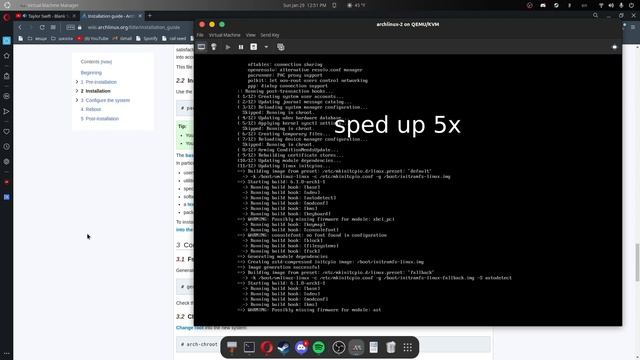 installing arch linux in a vm because im bored смотреть онлайн