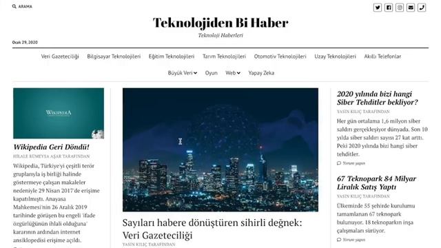 TEKNOLOJİDEN Bİ HABER VERİ GAZETECİLİĞİ PROJESİ TANITIM смотреть онлайн