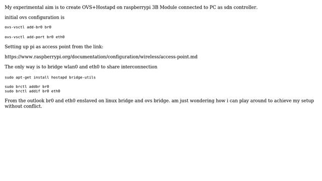 Raspberry Pi: OVS + Hostapd Raspberry pi setup смотреть онлайн