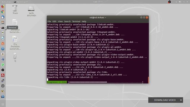 How install VLC in Ubuntu 18.04 смотреть онлайн