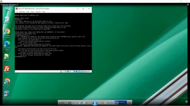 INSTALL DAN KONFIGURASI FTP Debian 10 смотреть онлайн