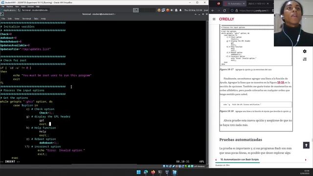 Lab 3.4-B | EXPERIMENT 10-15 | Introducción a las secuencias de comandos de Bash Shell смотреть онлайн