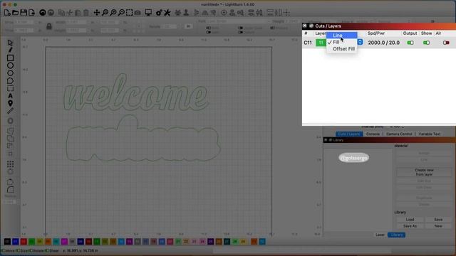 How to Outline Text in Lightburn (Tutorial) смотреть онлайн