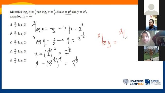 Pembelajaran UTBK LC 2021 | 02 04 21 MAtematika Bareng Teh Nipa
