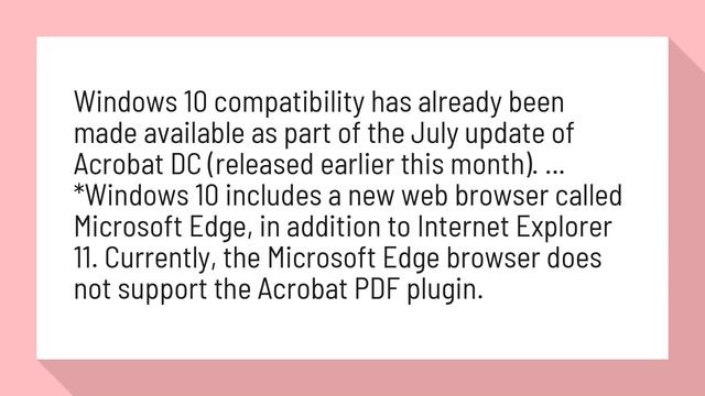 Does Windows 10 come with Adobe Acrobat? смотреть онлайн