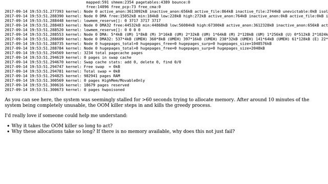 Long page allocation stalls on Linux why does this happen? (2 Solutions!!) смотреть онлайн
