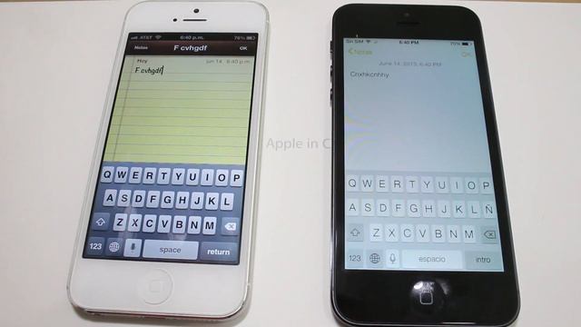 iOS7 vs iOS6 COMPARACION A FONDO - DIFERENCIAS Y CAMBIOS смотреть онлайн
