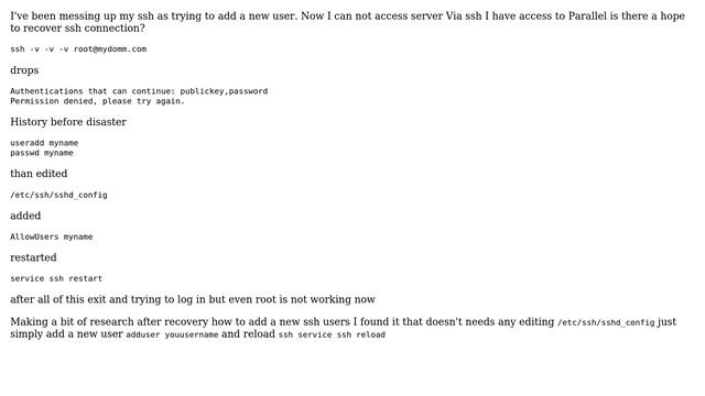 Broken SSH to recover смотреть онлайн