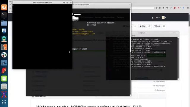 ASWCrypter - Script For Generating Payloads Bash&Python смотреть онлайн