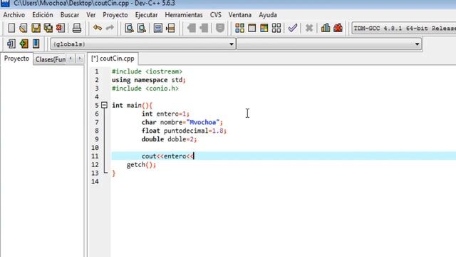 C ++ Programming Course 5.- Variables смотреть онлайн