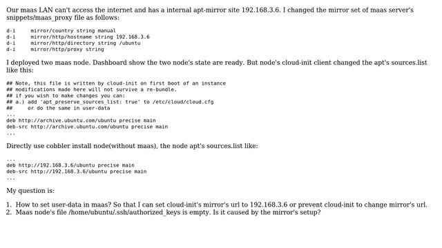 Ubuntu: How to let maas' cloud-init client select internal mirror? (2 Solutions!!) смотреть онлайн