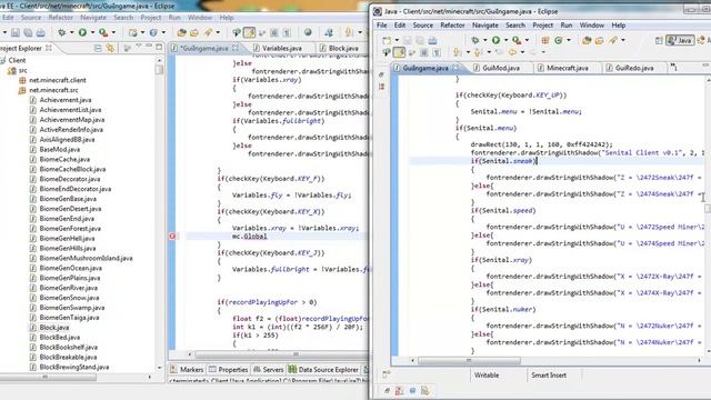 How to code a Minecraft Client Ep 2 - FullBright & Xray смотреть онлайн