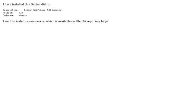 Unix & Linux: Install xubuntu-desktop on Debian OS смотреть онлайн