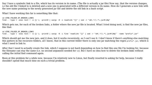 Unix & Linux: Fix symbolic links after version change смотреть онлайн