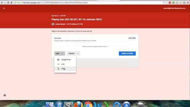 Uploading Video from Computer to Google Classroom смотреть онлайн