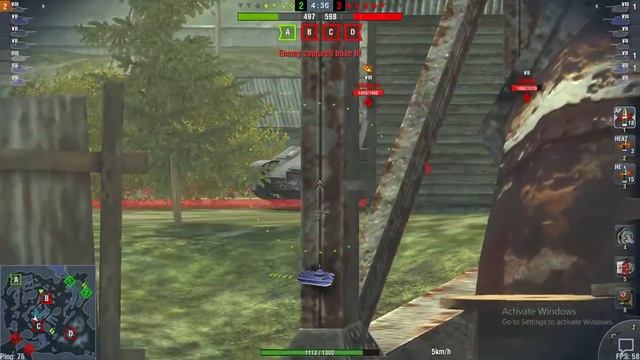 WOTblitz How to drive Ru 251 to Win смотреть онлайн