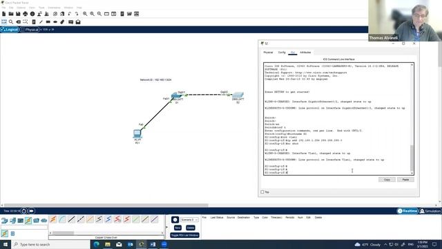 Telnet session configuration смотреть онлайн
