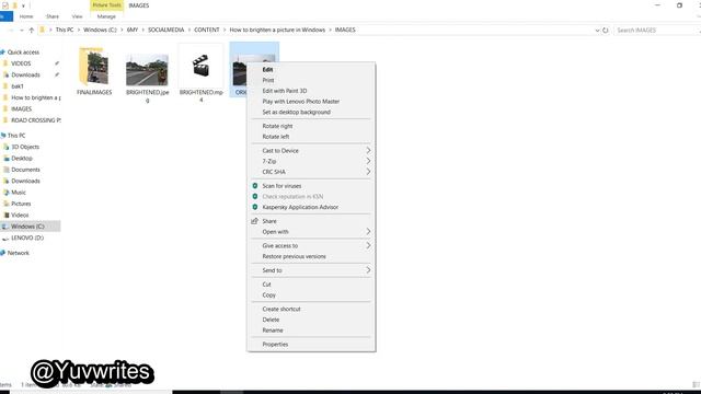 How to brighten a picture in Windows - lighten dark photos смотреть онлайн