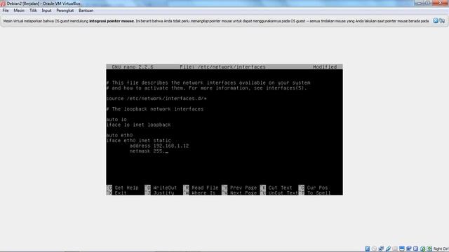 Konfigurasi ip address sampai ping antara windows dengan server debian смотреть онлайн