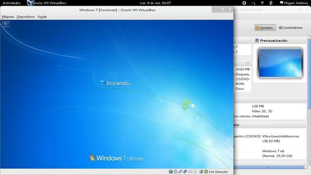 Windows 7 bajo Fedora 15 смотреть онлайн