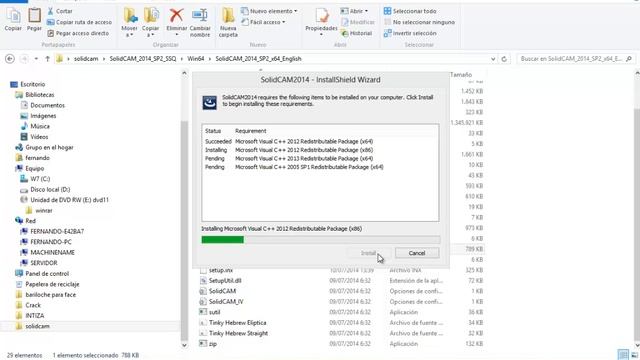 Descompresion e Instalacion de SolidCAM смотреть онлайн