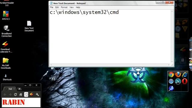 Copy of CMD open with the use of Notepad CYBER_HACKER_RABIN смотреть онлайн