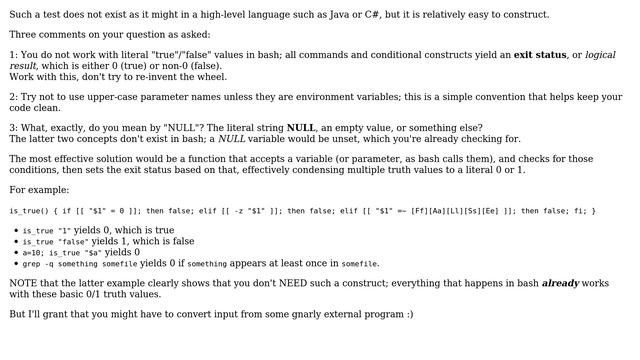 How to test validity of an environment variable with bash checking if it exists and is is true? смотреть онлайн