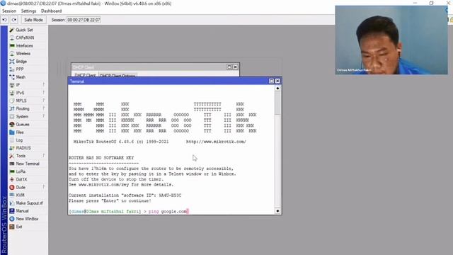 Membuat Konfigurasi DHCP Client & Hotspot Login di Mikrotik Virtualbox смотреть онлайн