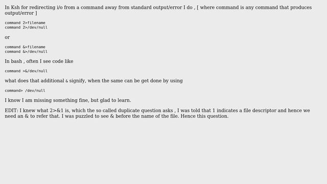 Unix & Linux: input output redirection in bash смотреть онлайн