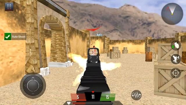 FPS Commando Strike Mission - Android GamePlay | Green team VS Red team смотреть онлайн