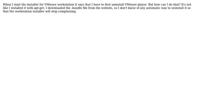 How to uninstall VMware player in linux? (2 Solutions!!) смотреть онлайн