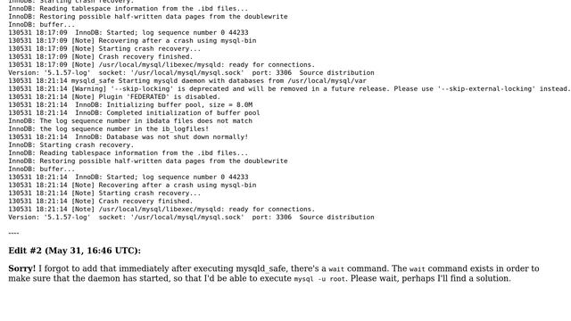 Unix & Linux: Run mysqld_safe in background (2 Solutions!!) смотреть онлайн
